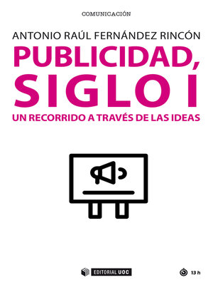 cover image of Publicidad, siglo I